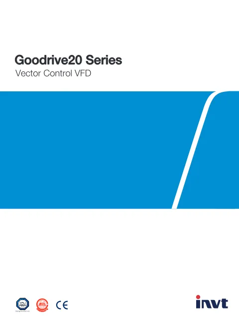 Trang bìa Goodrive20 Series Vector Control VFD Catalogue