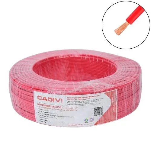 Dây điện Cadivi VCm LF 0.5 đỏ