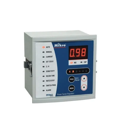 Bộ điều khiển tụ bù Mikro 6 cấp PFR60-220-50 144x144mm