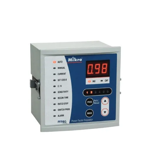 Bộ điều khiển tụ bù Mikro 8 cấp PFR80-415-50 144x144mm