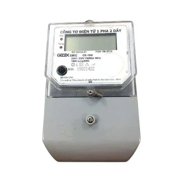 Công tơ điện tử 1 Pha 1 giá EMIC CE-18 5/80A