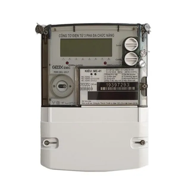 Công tơ điện tử Gelex EMIC ME-41 3 pha 3 giá 5(10)A