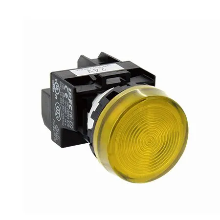 Đèn báo pha IDEC YW1P-1EQ4Y 24V 22mm (vàng)