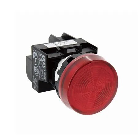 Đèn báo pha IDEC YW1P-1EQM3R 220V 22mm (đỏ)