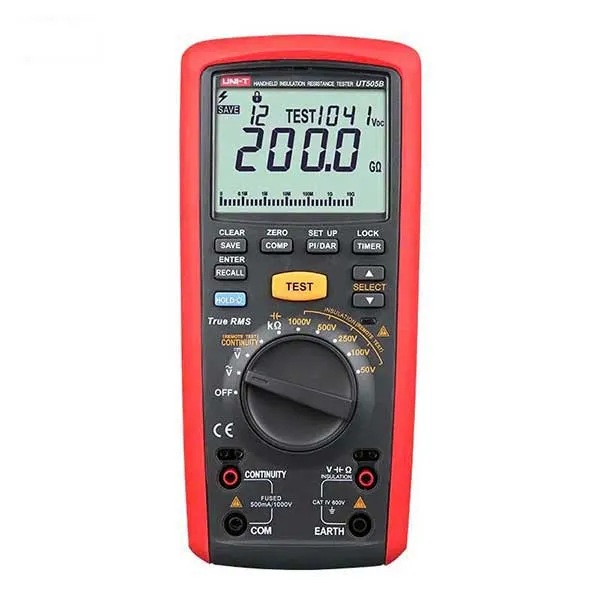 Máy đo điện trở cách điện Uni-T UT505B (200GΩ, 1000V, True RMS)
