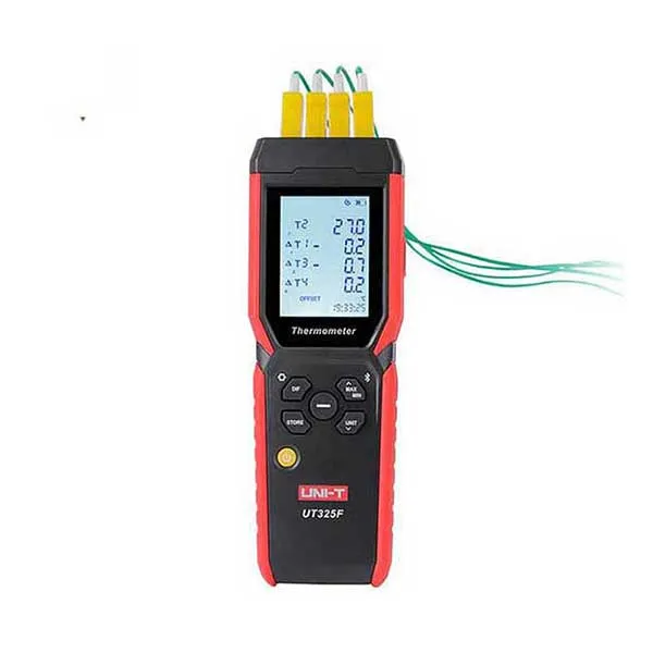 Máy đo nhiệt độ tiếp xúc Uni-T UT325F (4CH, Type-C, Bluetooth)