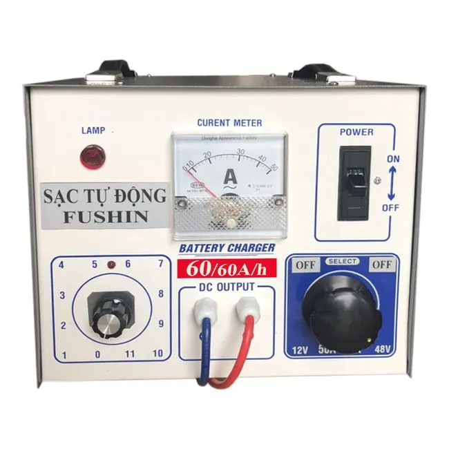 Máy Sạc Bình Ắc Quy tự động 12V-24V-48V-60A