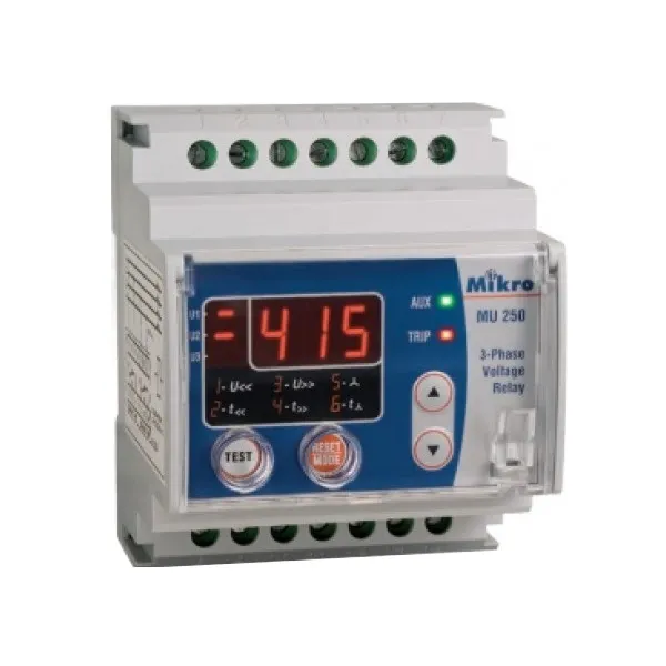 Rơ le bảo vệ điện áp Mikro MU250-415V