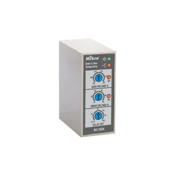 Rơ le bảo vệ pha và điện áp Mikro MX200A-380V