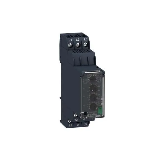 Rơ le bảo vệ pha và điện áp Schneider RM22TR33 380-480V