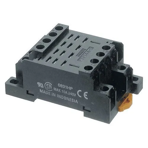 Đế rơ le Omron PTF14A-E (14 chân dẹp lớn)