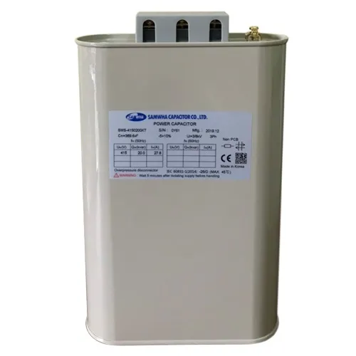 Tụ bù Samwha SMS-4150100KT 10kVAr 3 Pha 415V (tụ dầu)