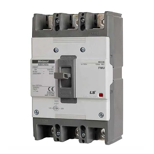 MCCB chỉnh dòng LS ABS203c FMU (75- 100A) 3P 37kA