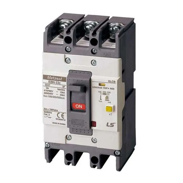 CB khối chống giật LS EBN53c 20A 3P (100-500mA) 14kA