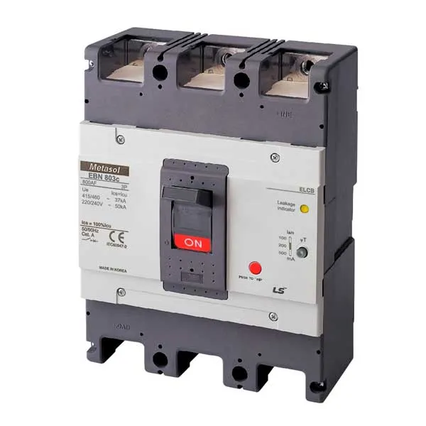 CB khối chống giật LS EBN803c 630A 3P (100-500mA) 37kA