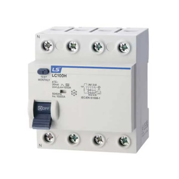 CB chống rò LS LC100H 25A 3P+N 30mA