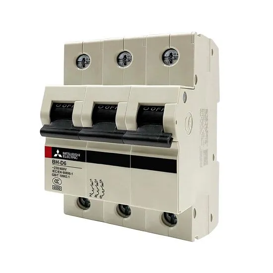 MCB Mitsubishi BH-D6 3P 6A 6kA C N