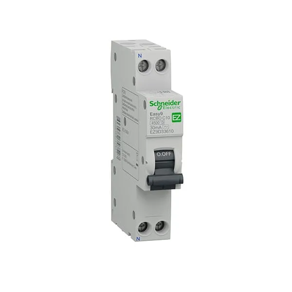 RCBO Schneider EZ9D33610 10A 30mA 1P+N 4.5kA