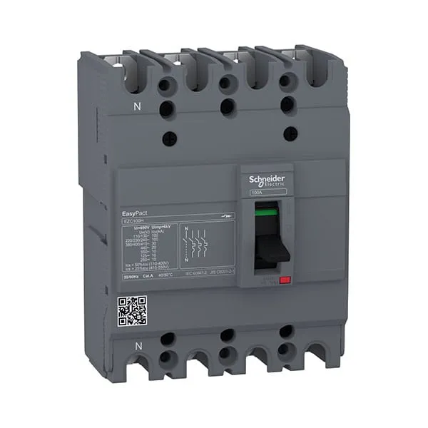 MCCB Schneider EZC100H4075