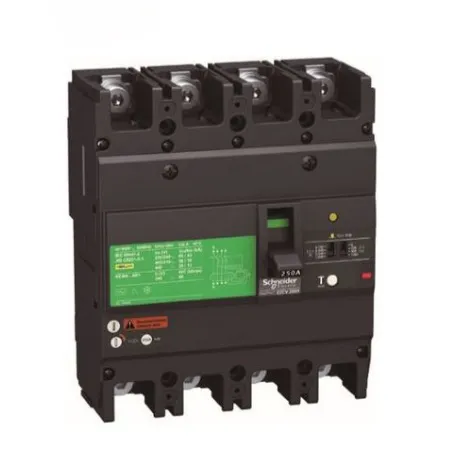CB khối chống giật Schneider EZCV250N4063 63A 25kA 4P