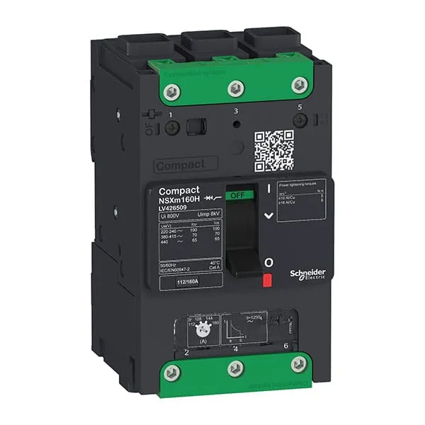MCCB Schneider LV426309 160A 36kA 3P