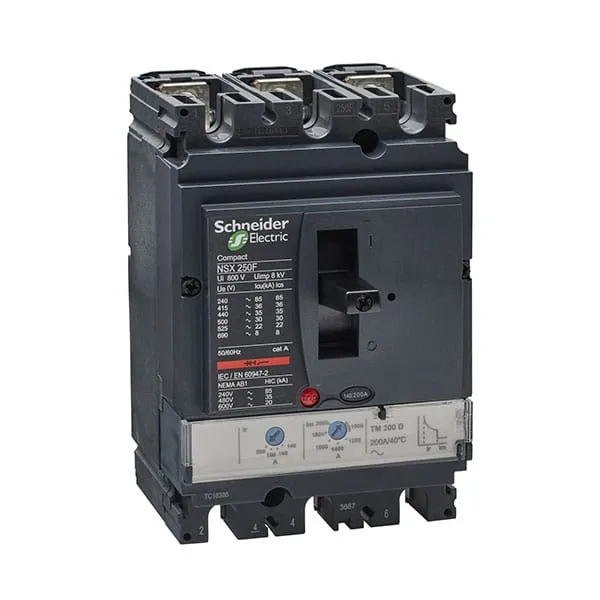 MCCB Schneider LV431631 200A 36kA