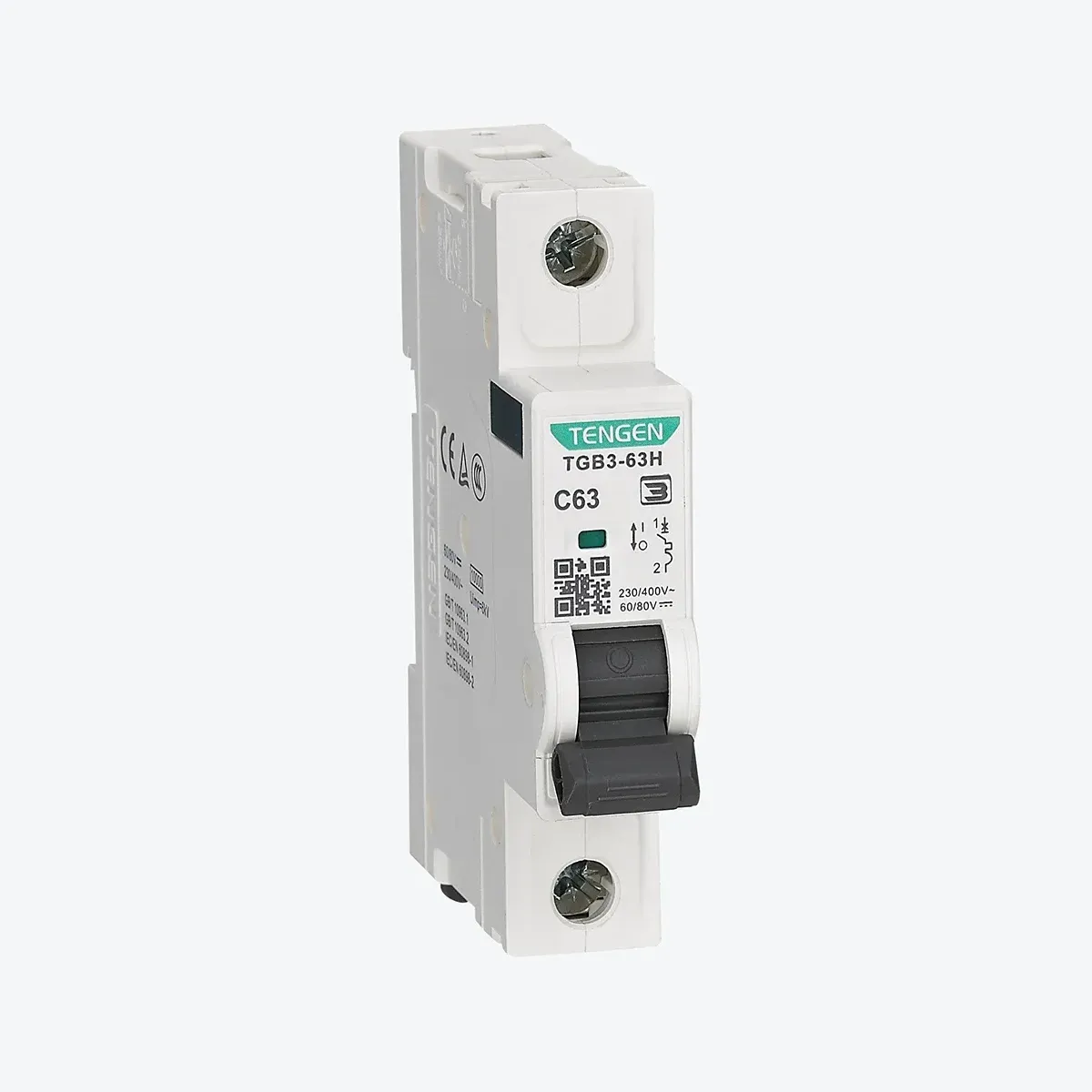 Aptomat Tengen TGB3-63L 1P C50 (ảnh minh họa dòng TGB3-63 1P)