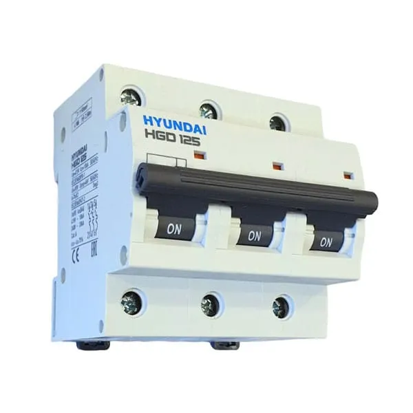 MCB Hyundai HGD125 3P 125A 10kA
