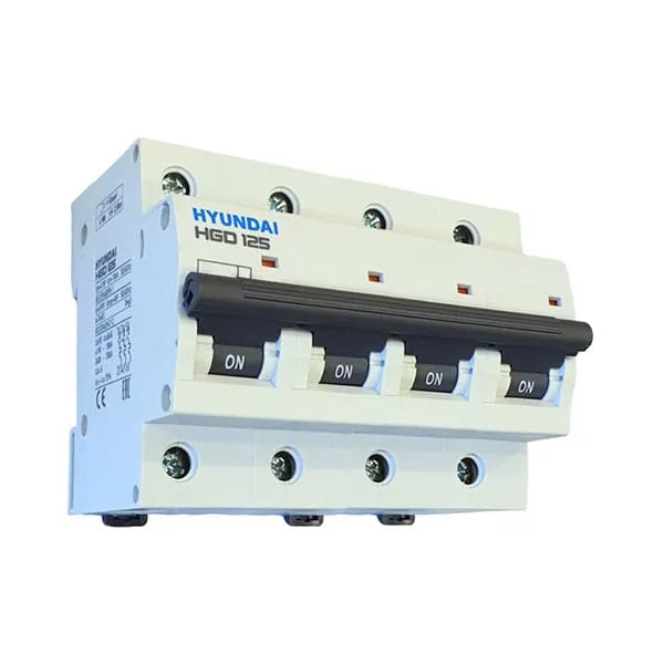 MCB Hyundai HGD125 4P 125A 10kA