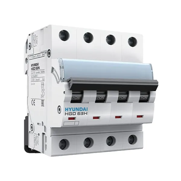 MCB Hyundai HGD63H 4P 25A 10kA
