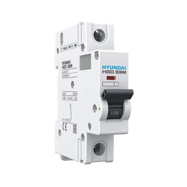 MCB Hyundai HGD63M 1P 6A 6kA