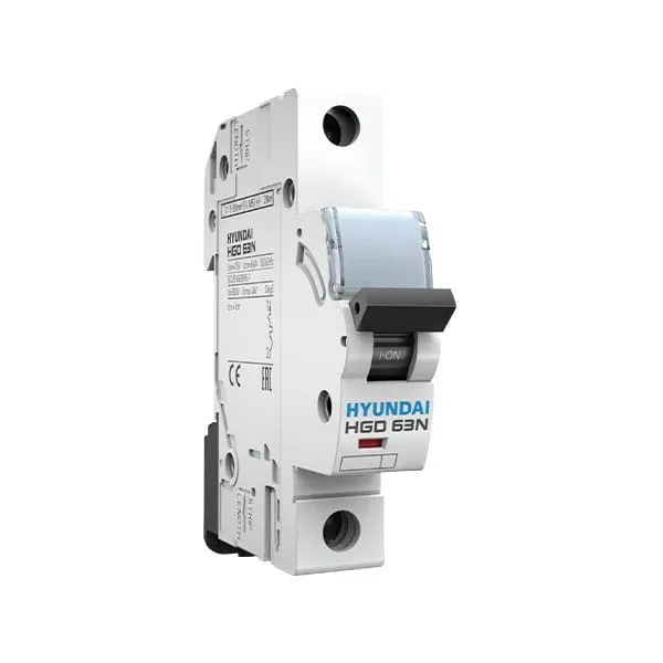 MCB Hyundai HGD63N 1P 50A 6kA