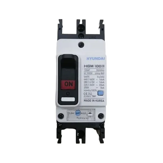 MCCB Hyundai HGM100S-F 2P 25A 50kA