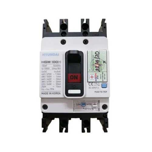 MCCB Hyundai HGM100S-F 3P 25A 20kA