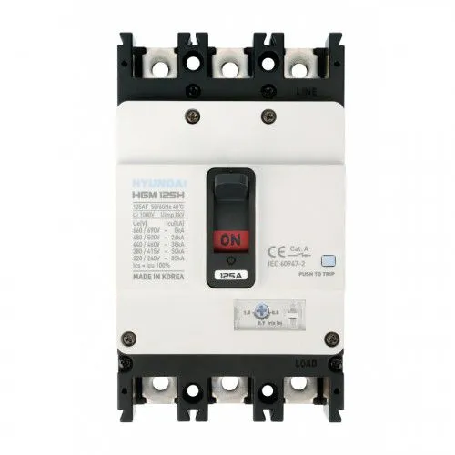 MCCB Hyundai HGM125S-F 3P 63A 26kA