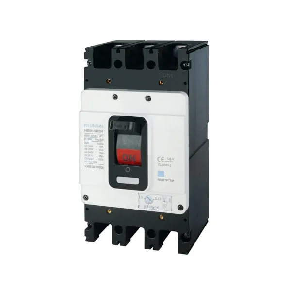 MCCB Hyundai HGM400H-F 3P 350A 85kA