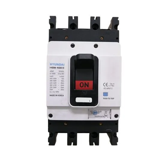 MCCB Hyundai HGM400S-F 3P 250A 65kA