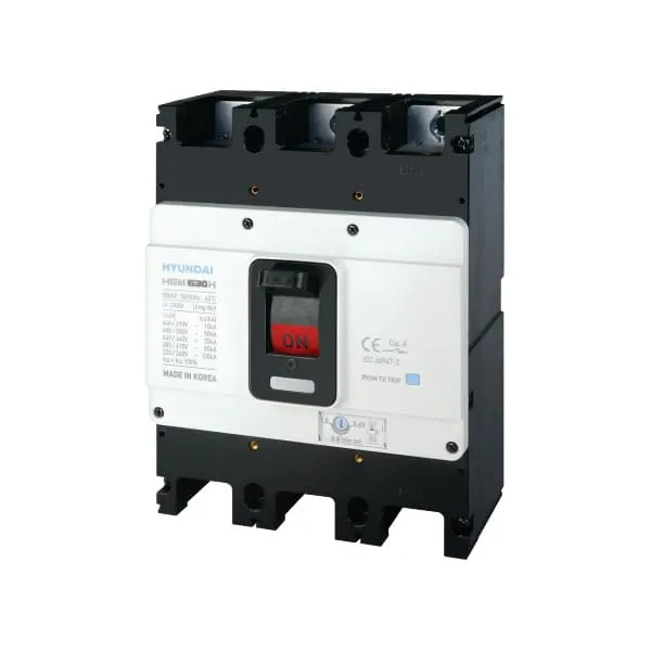 MCCB Hyundai HGM630H-F 3P 630A 85kA