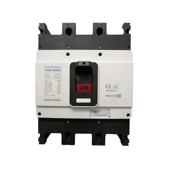 MCCB Hyundai HGM630S-F 3P 630A 65kA