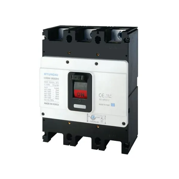 MCCB Hyundai HGM800H-F 3P 700A 85kA