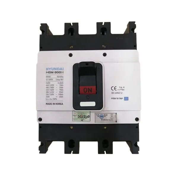 MCCB Hyundai HGM800S-F 3P 700A 65kA