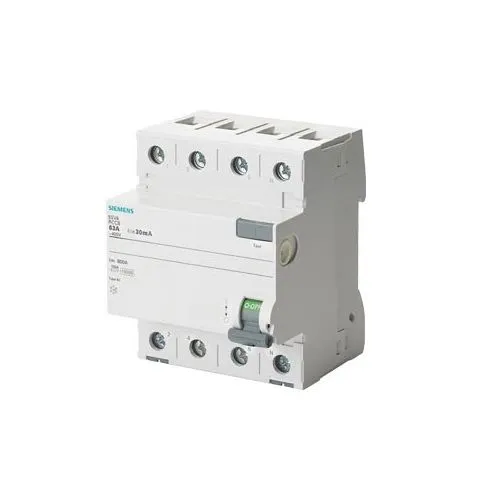 RCCB Siemens 5SV4747-0 80A 500mA 3P+N