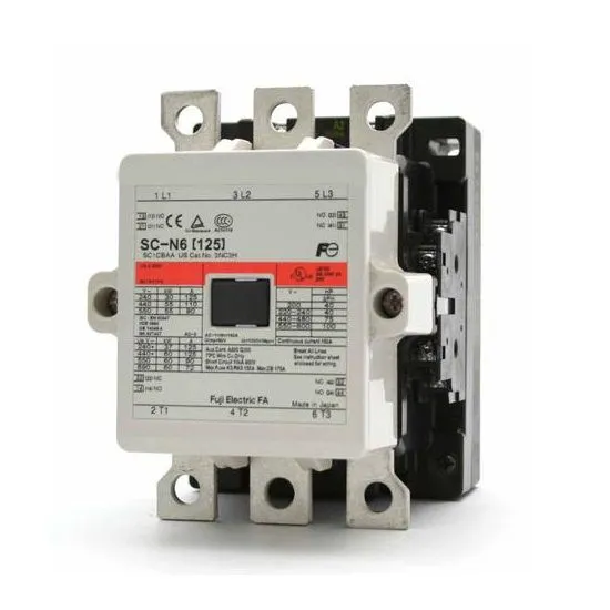 Contactor Fuji SC-N6 220V 125A 60kW 2NO+2NC