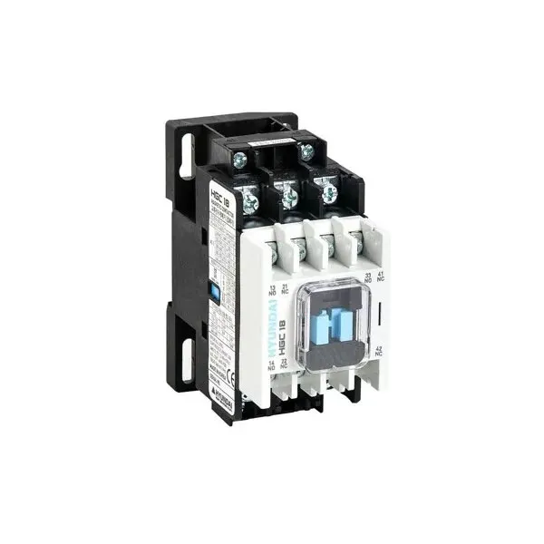 Contactor Hyundai HGC18 11NS D24 24VDC 18A 7.5KW 1NC+1NO